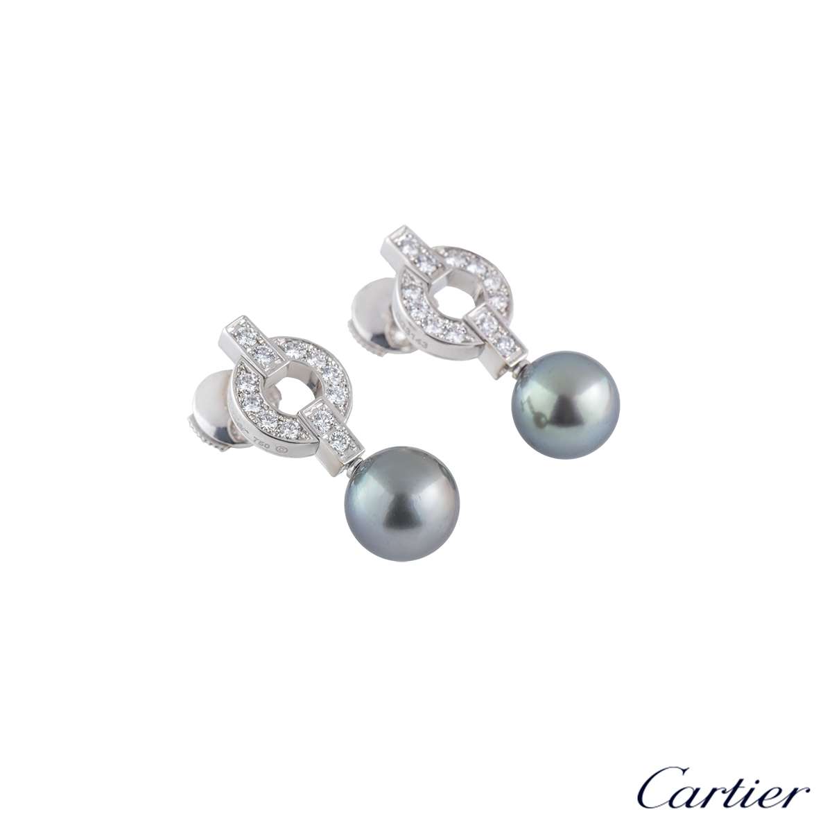 cartier himalia diamond earrings
